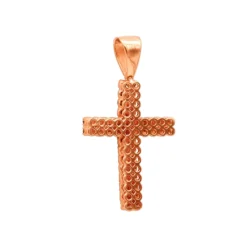 10K Yellow Gold Black Diamond Cross Pendant For Men 1.5ct By Luxurman -Outlet Bijou Lush Store 10k gold black diamond cross pendant for men 15ct by luxurman backro