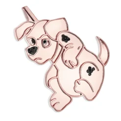 Real Diamond Dog Pendant: Dalmatian Puppy 0.15ct -Outlet Bijou Lush Store 10k gold custom jewelry real diamond dog pendant dalmatian puppy 015ct ro