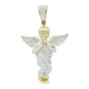 10K Yellow Gold Diamond Baby Angel Pendant For Men 1ct By Luxurman -Outlet Bijou Lush Store 10k gold diamond baby angel pendant for men 13ct by luxurman mainye
