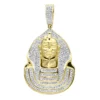 10K Yellow Gold Egyptian Pharaoh Head Diamond Pendant For Men 0.9ct 1 10K Yellow Gold Egyptian Pharaoh Head Diamond Pendant For Men 0.9ct -Outlet Bijou Lush Store 10k gold egyptian pharaoh head diamond pendant for men 09ct mainye