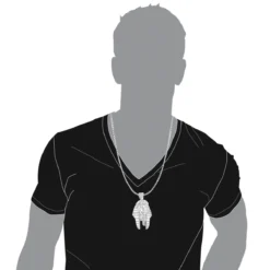 10K Yellow Gold Egyptian Pharaoh Head Diamond Pendant For Men 8ct By Luxurman -Outlet Bijou Lush Store 10k gold egyptian pharaoh head diamond pendant for men 8ct by luxurman bodwh