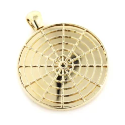 10K Yellow Gold Medusa Medallion Versace Style Diamond Pendant 1.86ct 7 10K Yellow Gold Medusa Medallion Versace Style Diamond Pendant 1.86ct -Outlet Bijou Lush Store 10k gold medusa medallion versace style diamond pendant 186ct 2