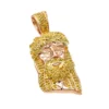 10K Rose Gold Micro Jesus Piece Yellow Diamond Face Pendant 0.5ct By Luxurman -Outlet Bijou Lush Store 10k gold micro jesus piece yellow diamond face pendant 04ct by luxurman ro