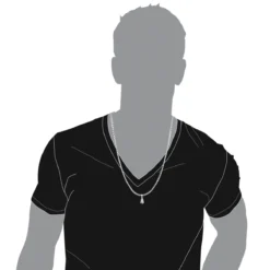 10K White Gold Mini Power Plug Diamond Pendant For Men 0.2ct By Luxurman -Outlet Bijou Lush Store 10k gold power plug diamond pendant for men 02ct by luxurman bodwh