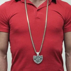 10K White Gold Texas Interstate 45 Shield Diamond Pendant 7.26ct -Outlet Bijou Lush Store 10k gold texas interstate 45 shield diamond pendant 726ct 3