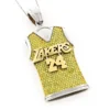 Lakers 14K White Gold Customizable Diamond Basketball Jersey Pendant 5.8ct -Outlet Bijou Lush Store 14k customizable diamond basketball jersey pendant 58ct p 6008