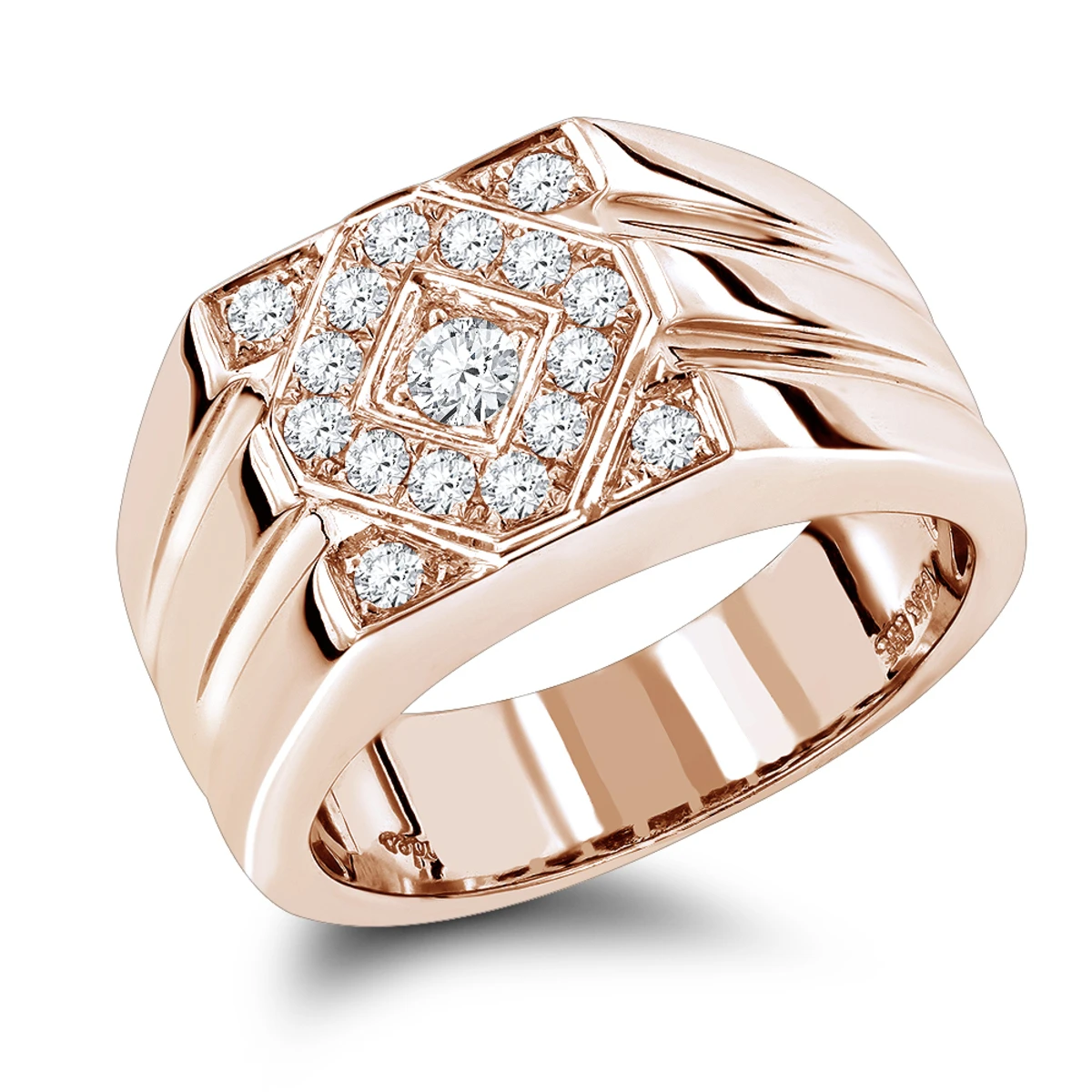 14K White Gold Designer Diamond Ring 0.65ct 5 14K White Gold Designer Diamond Ring 0.65ct - Image 3