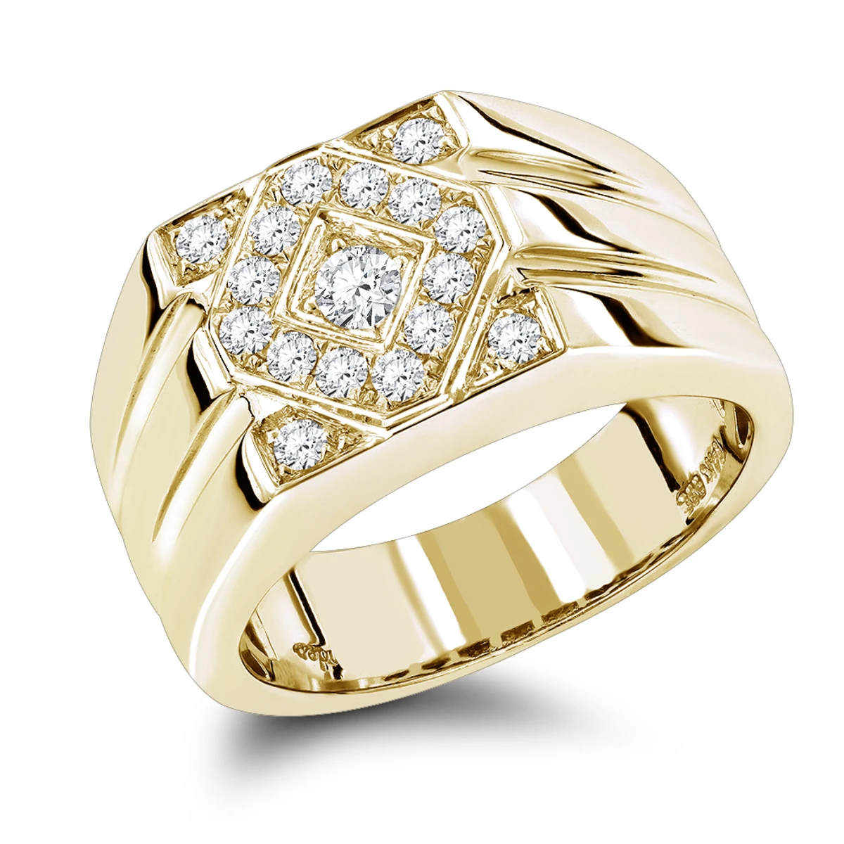 14K White Gold Designer Diamond Ring 0.65ct 4 14K White Gold Designer Diamond Ring 0.65ct - Image 2