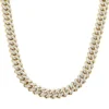 14K Yellow Gold Baguette Diamond Cuban Link Chain 12mm 1/2in 52.6ct