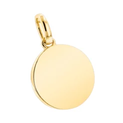 14K Yellow Gold Cross In A Circle Diamond Pendant 0.11ct -Outlet Bijou Lush Store 14k gold cross in a circle diamond pendant 011ct p 27294 backye