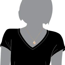 14K White Gold Cross In A Circle Diamond Pendant 0.33ct -Outlet Bijou Lush Store 14k gold cross in a circle diamond pendant 033ct p 27295 body rose