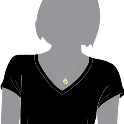 14K White Gold Cross In A Circle Diamond Pendant 0.33ct -Outlet Bijou Lush Store 14k gold cross in a circle diamond pendant 033ct p 27295 body yellow