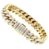 14K Yellow Gold Cuban Link Diamond Bracelet For Men 12mm 1/2in 24.5ct -Outlet Bijou Lush Store 14k gold cuban link diamond bracelet for men 12mm 1 2in 24 5ct yellow