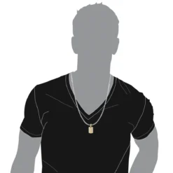 Small 14K Yellow Gold Diamond Dog Tag Pendant Round Diamonds 0.87ct -Outlet Bijou Lush Store 14k gold diamond dog tag pendant round diamonds 087ct p 244 bodye