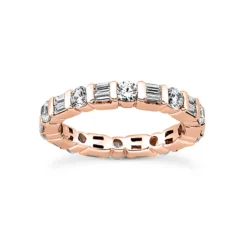 14K White Gold Diamond Eternity Band 3.20ct -Outlet Bijou Lush Store 14k gold diamond eternity band 320ct p 24928 rose 20220426