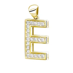 14K White Gold Diamond Initial Letter Pendant 0.33ct 9 14K White Gold Diamond Initial Letter Pendant 0.33ct -Outlet Bijou Lush Store 14k gold diamond initial letter pendant 033ct p 20 ye