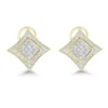 14K Yellow Gold Diamond Stud Earrings 1ct -Outlet Bijou Lush Store 14k gold diamond stud earrings 105ct p 79 ye