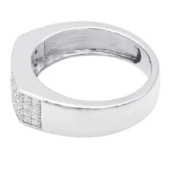 14K Black Plated Gold Diamond Wedding Bands Collection Piece .58ct -Outlet Bijou Lush Store 14k gold diamond wedding bands collection piece 58ct p 6648 backwh