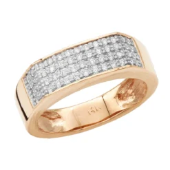 14K Black Plated Gold Diamond Wedding Bands Collection Piece .58ct -Outlet Bijou Lush Store 14k gold diamond wedding bands collection piece 58ct p 6648 ro