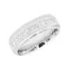 14K White Gold Diamond 0.75ct Comfort Fit Wedding Ring