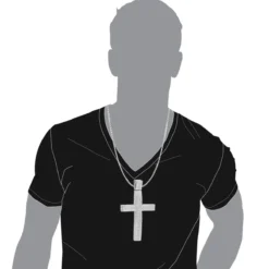 14K White Gold Iced Out Men's Diamond Cross Pendant 7.55ct -Outlet Bijou Lush Store 14k gold iced out mens diamond cross pendant 755ct p 6583 bodwh