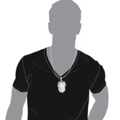 Hip Hop 14K White Gold Jesus Face Diamond Pendant For Men 3.55ct 11 Hip Hop 14K White Gold Jesus Face Diamond Pendant For Men 3.55ct -Outlet Bijou Lush Store 14k gold jesus face diamond pendant 355ct p 181 bodwh