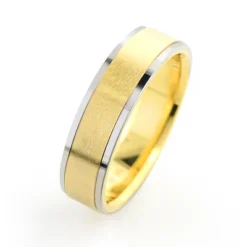 14K Yellow Gold Men's Cosmopolitan Thin Wedding Band -Outlet Bijou Lush Store 14k gold mens cosmopolitan thin wedding band 2