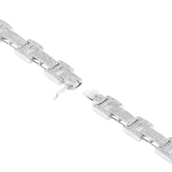 Men's Diamond Bracelet Solid 14K Yellow Gold 4ct 13 Men's Diamond Bracelet Solid 14K Yellow Gold 4ct -Outlet Bijou Lush Store 14k gold mens diamond bracelet white rose yellow gold bracelet 100479 back white