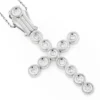 14K White Gold Men's Diamond Cross Pendant 0.98ct -Outlet Bijou Lush Store 14k gold mens diamond cross jewelry pendant 098ct p 6589 wh