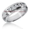 14K White Gold Men's Diamond Wedding Band 0.84ct 7.6mm 2 14K White Gold Men's Diamond Wedding Band 0.84ct 7.6mm -Outlet Bijou Lush Store 14k gold mens diamond wedding band 084ct p 27500