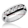 14K White Gold Men's Diamond Wedding Band 1.25ct -Outlet Bijou Lush Store 14k gold mens diamond wedding band 125ct p 27613