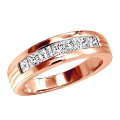 14K White Gold Men's Diamond Wedding Band 1.40ct -Outlet Bijou Lush Store 14k gold mens diamond wedding band 140ct p 27555 ro
