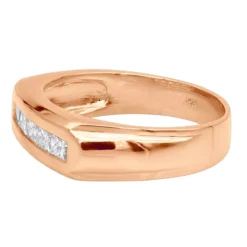 14K Yellow Gold Men's Diamond Wedding Band 1ct 7.4mm -Outlet Bijou Lush Store 14k gold mens diamond wedding band 1ct p 27601 backro