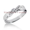 4.8mm Wide 14K White Gold Men's Diamond Wedding Ring 0.20ct -Outlet Bijou Lush Store 14k gold mens diamond wedding ring 020ct p 27494