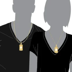 Customizable 14K Yellow Gold Oversized Diamond Dog Tag Pendant For Men 1 Carat -Outlet Bijou Lush Store 14k gold oversized diamond dog tag pendant 1 carat p 5827 bodye