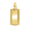 Customizable 14K Yellow Gold Oversized Diamond Dog Tag Pendant For Men 1 Carat -Outlet Bijou Lush Store 14k gold oversized diamond dog tag pendant 1 carat p 5827 ye