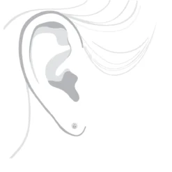 14K White Gold Round Diamond Bezel Earrings Studs 0.33ct -Outlet Bijou Lush Store 14k gold round diamond bezel earrings studs 033ct p 5657 bodwh