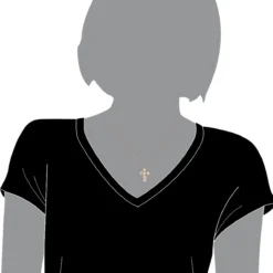 14K Rose Gold Round Diamond Cross Necklace 0.60ct By Luxurman -Outlet Bijou Lush Store 14k gold round diamond cross necklace 060ct p 26542 bodro