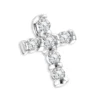 14K White Gold Round Diamond Cross Pendant 0.30ct 10.3mm 1 14K White Gold Round Diamond Cross Pendant 0.30ct 10.3mm -Outlet Bijou Lush Store 14k gold round diamond cross pendant 030ct p 26563 wh