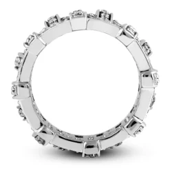 14K White Gold Round Diamond Eternity Ring 0.96ct -Outlet Bijou Lush Store 14k gold round diamond eternity ring 096ct p 24905 additional white