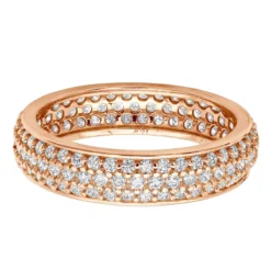 14K White Gold Round Diamond Eternity Ring 1.57ct -Outlet Bijou Lush Store 14k gold round diamond eternity ring 157ct p 24891 backro 20210206