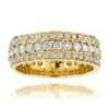 14K Yellow Gold Round Diamond Eternity Band 2 Carat Ring By Luxurman -Outlet Bijou Lush Store 14k gold round diamond eternity ring 201ct p 24908 ye