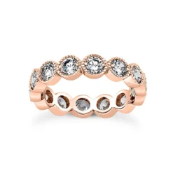 14K White Gold Round Diamond Eternity Ring 2.10ct -Outlet Bijou Lush Store 14k gold round diamond eternity ring 210ct p 24888 rose 20220426