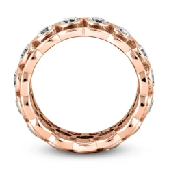 14K White Gold Round Diamond Eternity Ring 2.25ct -Outlet Bijou Lush Store 14k gold round diamond eternity ring 225ct p 24896 additional rose