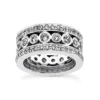 14K White Gold Round Diamond Eternity Ring 2.48ct -Outlet Bijou Lush Store 14k gold round diamond eternity ring 248ct p 24900 white 20220426