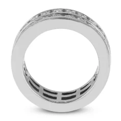 14K White Gold Round Diamond Eternity Ring 3.08ct -Outlet Bijou Lush Store 14k gold round diamond eternity ring 308ct p 24895 additional white
