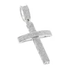 14K White Gold Round Pave Diamond Cross Pendant 0.5ct -Outlet Bijou Lush Store 14k gold round pave diamond cross pendant 079ct p 5826 wh