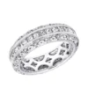 14K White Gold Round Princess Diamond Eternity Band 1.95ct -Outlet Bijou Lush Store 14k gold round princess diamond eternity band 195ct p 6290 wh
