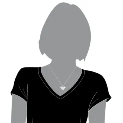 14K White Gold Unique Diamond Heart With Angels Wings Ladies Pendant 1ct -Outlet Bijou Lush Store 14k gold unique diamond heart with angels wings ladies pendant 1ct bodwh