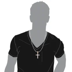 Men's 14K Rose Gold Invisible Set Princess Cut Diamond Cross Pendant 3.69ct 11 Men's 14K Rose Gold Invisible Set Princess Cut Diamond Cross Pendant 3.69ct -Outlet Bijou Lush Store 14k invisible set diamond cross princess cut 369ct p 38720 bodro